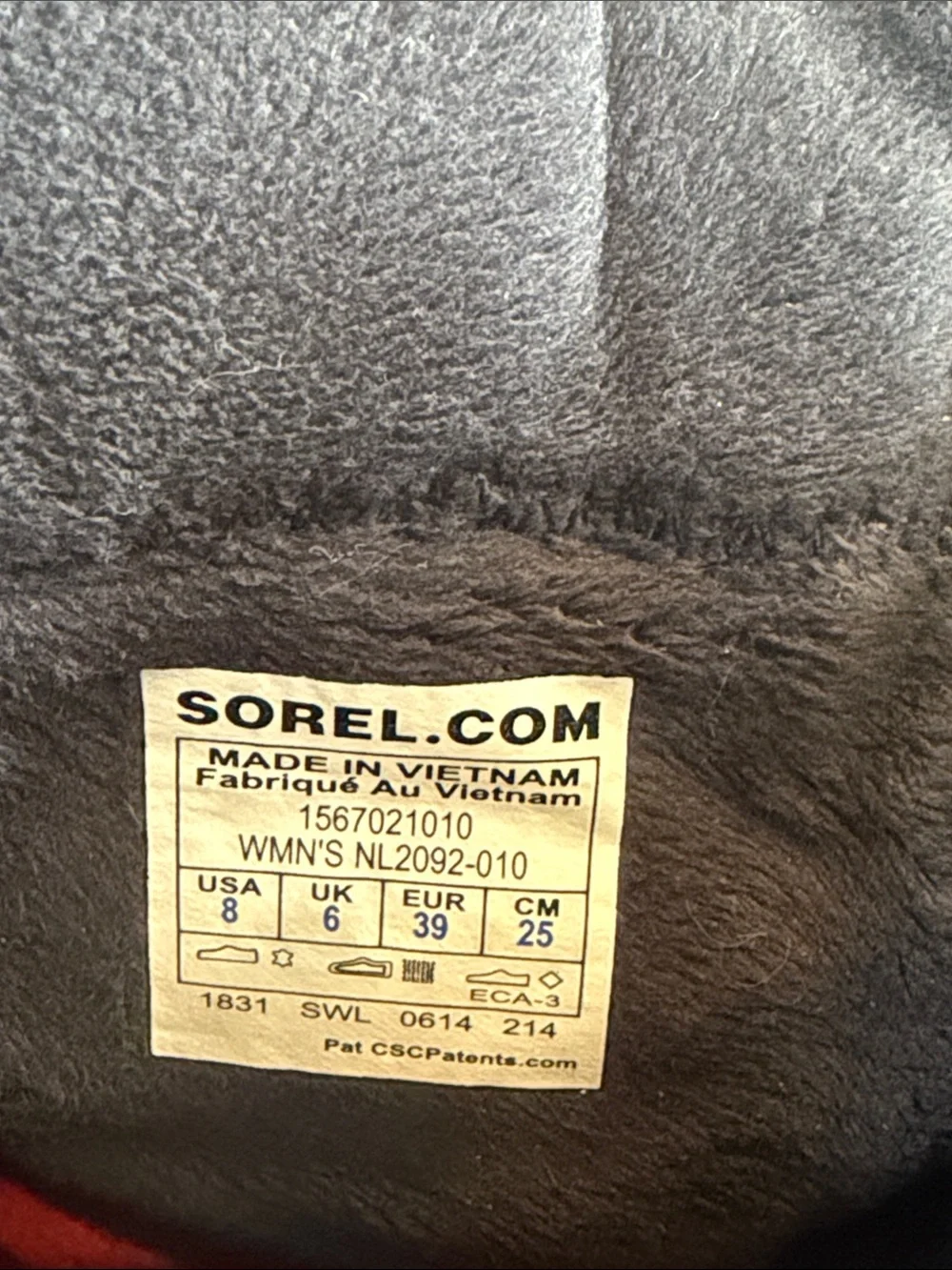 Sorel Tivoki Women's‎ Black and Pink Insulated Waterproof Winter Boots. Size 8